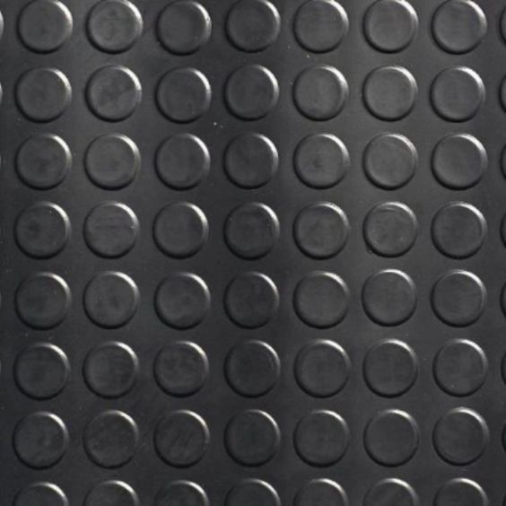 Piso Estoperol Negro 2,5mm de 1 metro por metro lineal